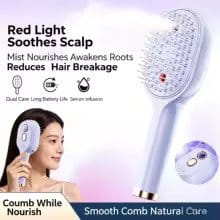 Electric Spray Retractable Air Cushion Comb - Random Color, photo 2