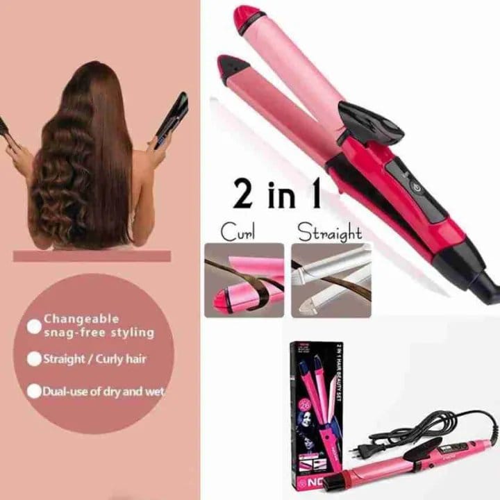 Nova 2-in-1 Hair Straightener and Curler, photo 2