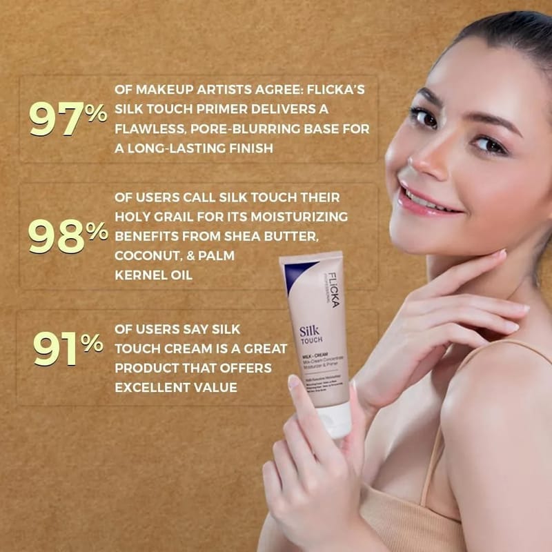 FLiCKA Silk Touch 3-in-1 Moisturizer And Primer - 60g, photo 3