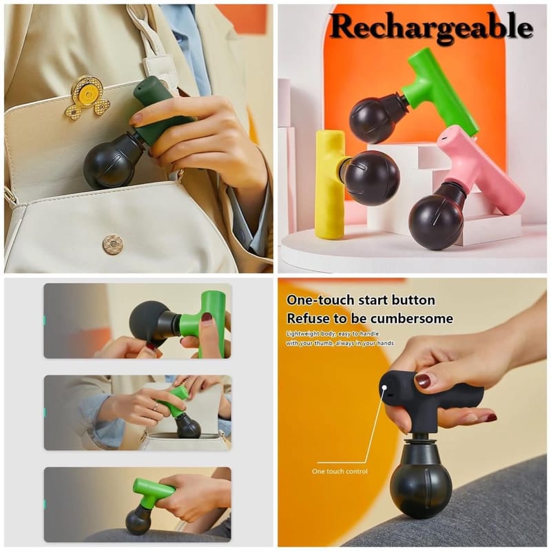 POWER MASSAGER GUN | Portable Mini Deep Tissue Massage Gun | Powerful Muscle & Body Relaxation Massager |, photo 3