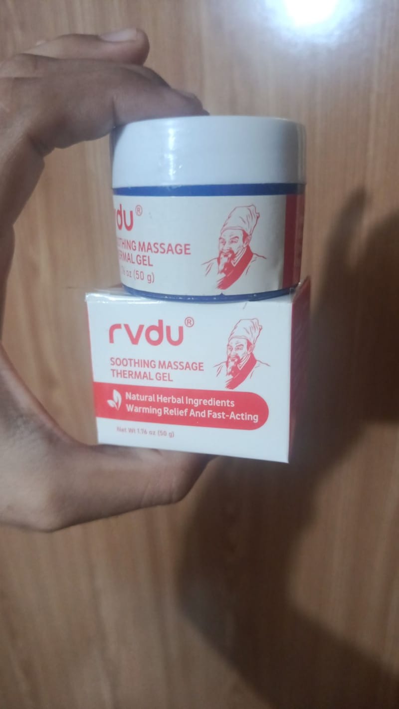 rvdu Soothing Massage Thermal Gel (50g). This fast-acting herbal gel provides relief for muscle aches and body pain., photo 2