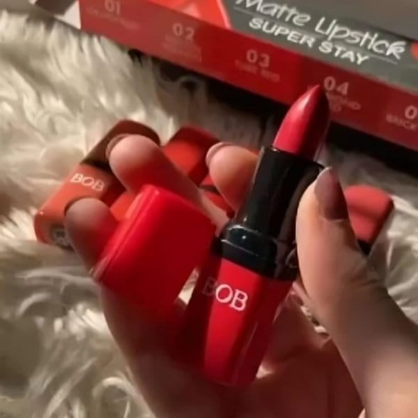 6 Pcs Bob Matte High Pigmented Lipstick Set, photo 3