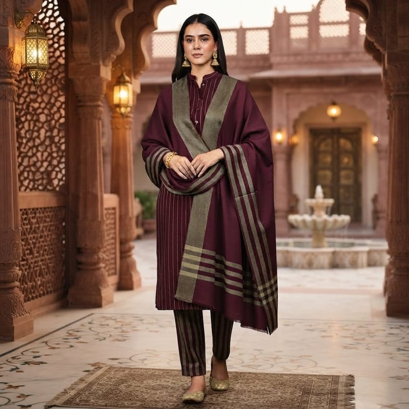 3-Piece Suit Unstitched Sussi Marina - Apparel Accessory Designed For Fashion Styling And Daily Wardrobe Routine -, photo 2