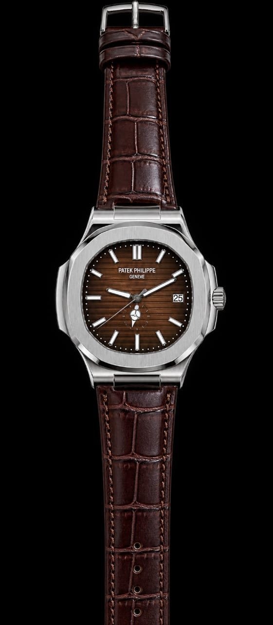 Patek Philippe Inspired Leather Strap Watch - Timepiece Accessory Designed For Wrist Timekeeping And Daily Fashion