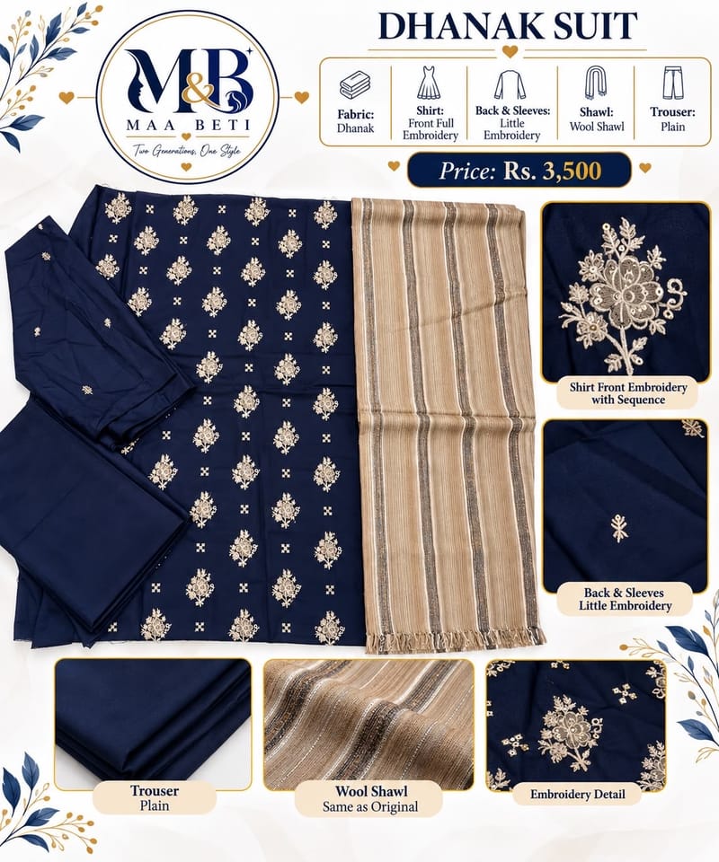 Unstitched karandi suit, photo 5