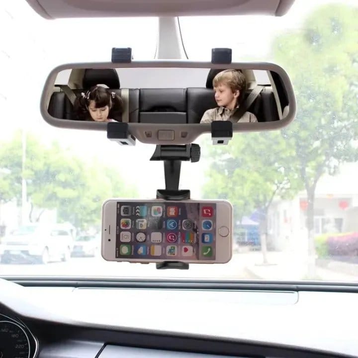 360° for Rearview Mirror – Premium Quality, Long Neck Support, 360° Rotation for Optimal Viewing, photo 6
