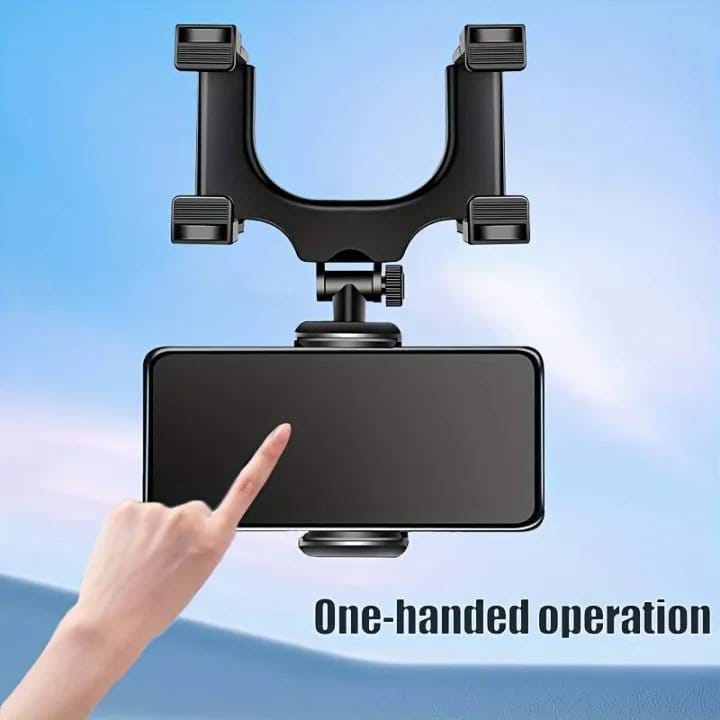 360° for Rearview Mirror – Premium Quality, Long Neck Support, 360° Rotation for Optimal Viewing, photo 4