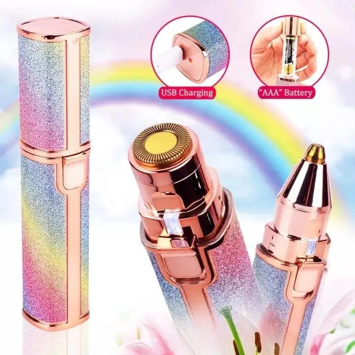 2-in-1 Rechargeable Eyebrow Trimmer & Facial Hair Remover for Women, photo 4