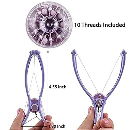 PinkPetals SilkTouch Manual Facial Threading Tool – Eyebrow & Facial Hair Remover, photo 4