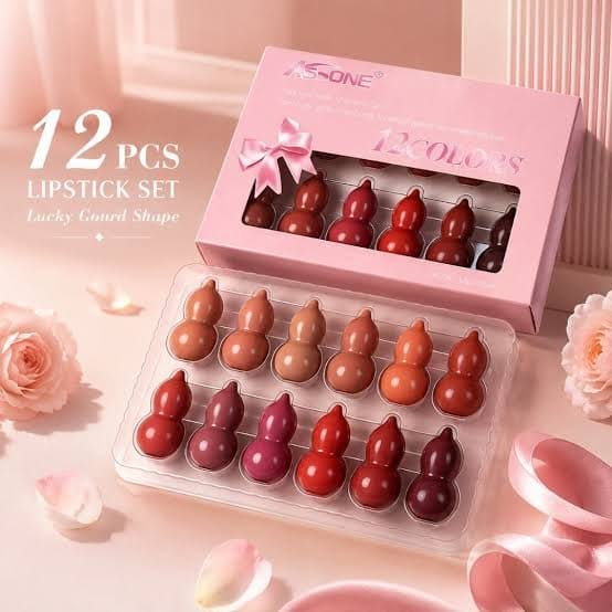 PremMini Lipstick Set – Lucky Gourd Shape, Cute Coium 7 Piece Printed Comforter Set King Size Cotton Mix Bedding Set