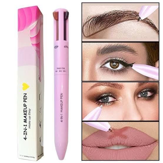 Eye ShadowLiner Combination 4 In 1 Makeup Pen Multifunctional Cosmetics Ballpoint Pens Waterproof Eyeliner Eyebrow, photo 3
