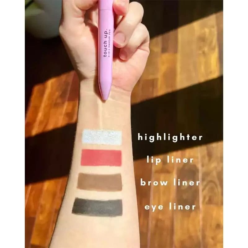 Eye ShadowLiner Combination 4 In 1 Makeup Pen Multifunctional Cosmetics Ballpoint Pens Waterproof Eyeliner Eyebrow, photo 4
