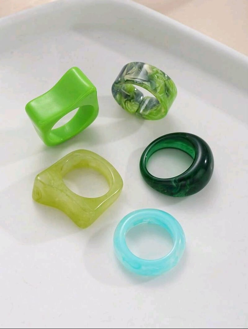5pcs/Set Green Color Set, photo 3