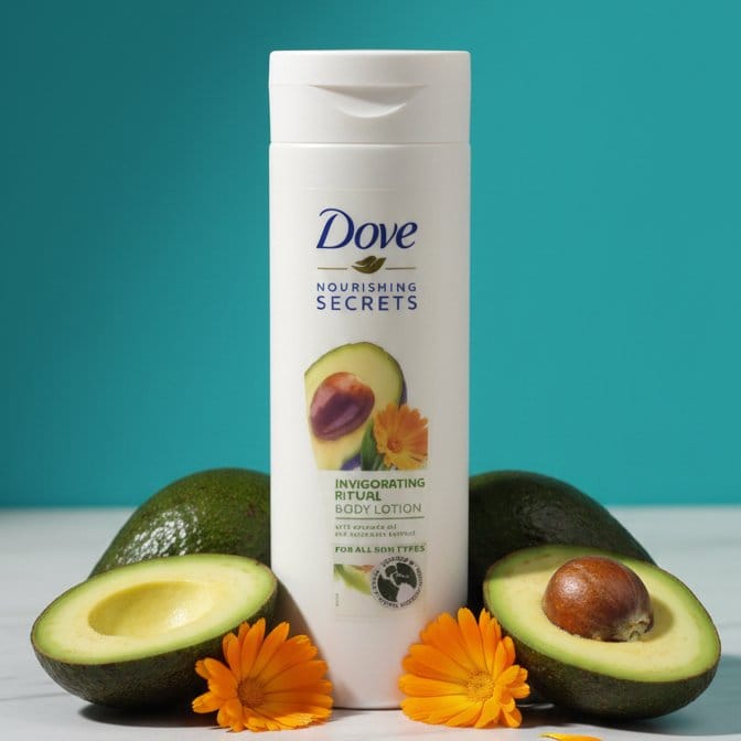 Dove Nourishing Secrets Invigorating Ritual Body Lotion with Avocado Oil and Calendula Extract: A Deeply Hydrating and, photo 2