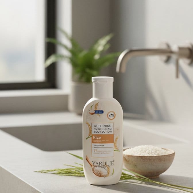 Yardlie Professional Whitening Moisturizing Body Lotion with Rice, Hyaluronic Acid, and Collagen: Intense Hydration and, photo 3