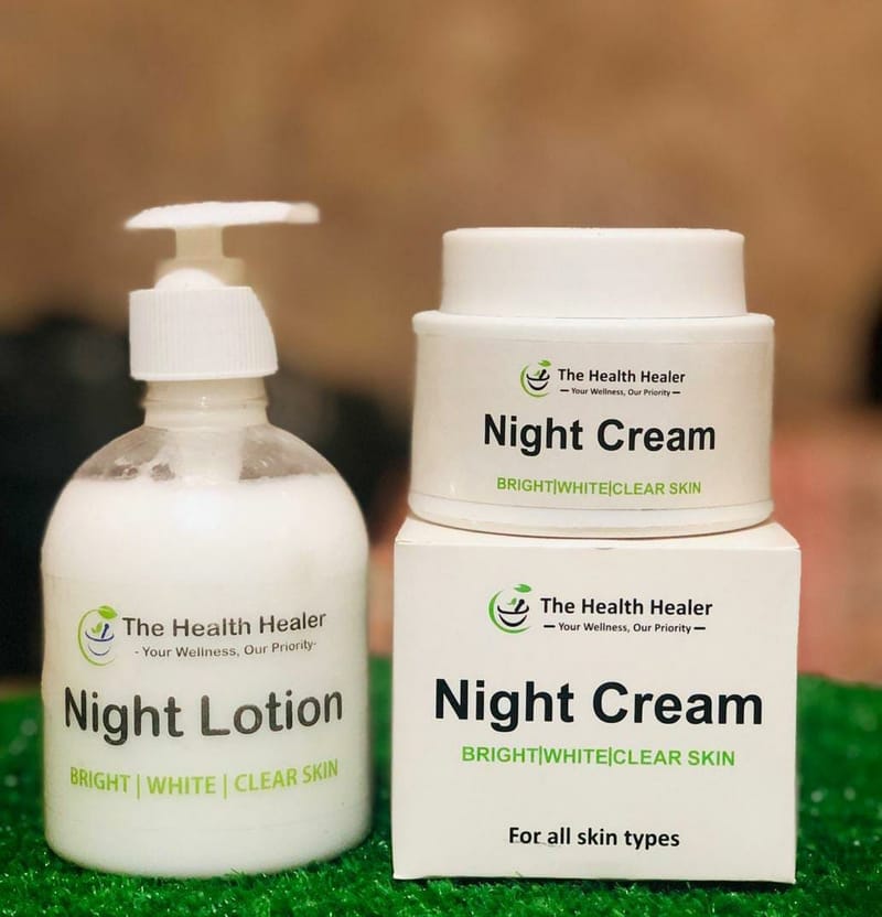 (Pack of 2) Anti Aging Night Cream &amp; Night Lotion Deal