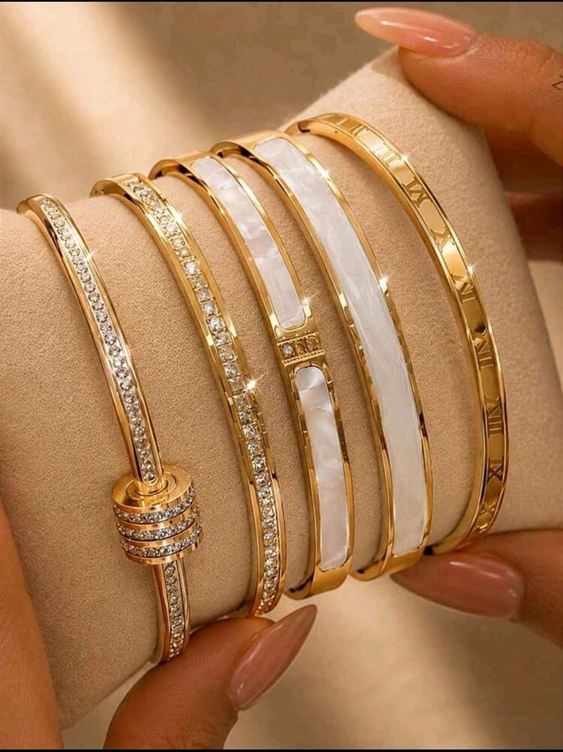 5pcs/Set Stainless Steel Bracelet, photo 2