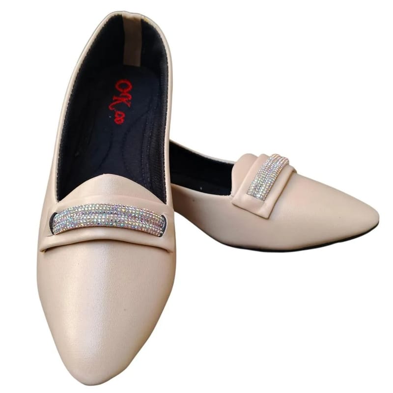 Leather formal pumps off white, photo 2