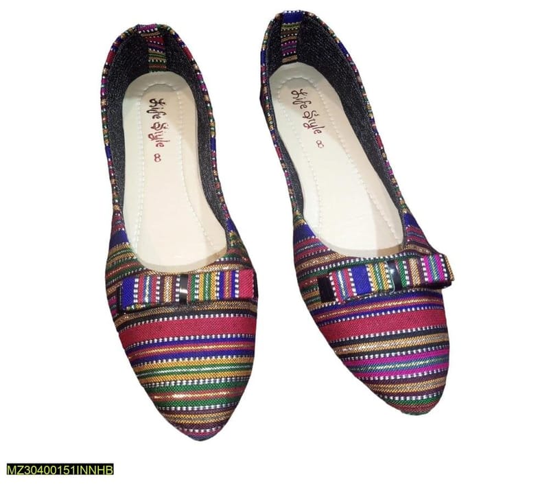 Multicolor women's pumps