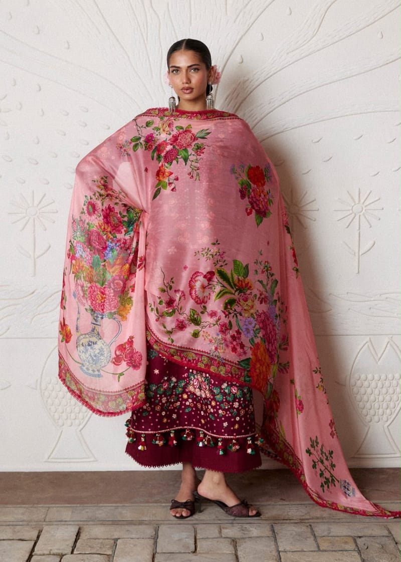Embroidered Floral Salwar Kameez, photo 2