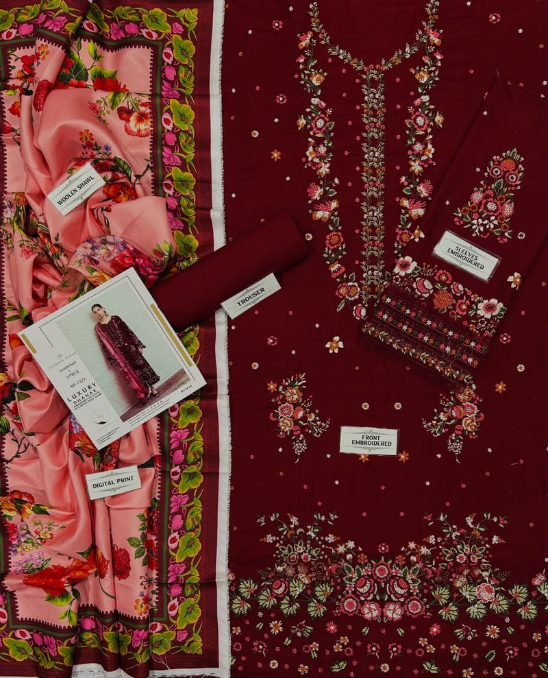 Embroidered Floral Salwar Kameez, photo 3
