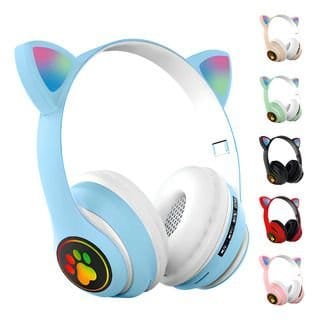 Pink Cat Ear LED Headphones, photo 3