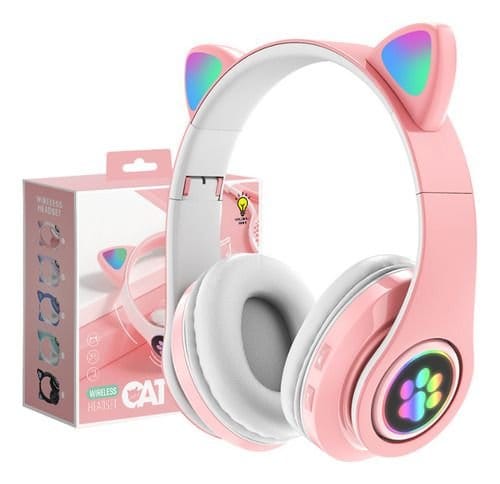 Pink Cat Ear LED Headphones, photo 5