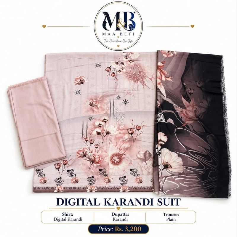 Floral Karandi Suit