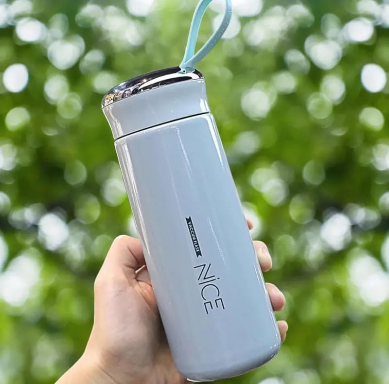 Nice Insulated Water Bottle 380ml - Pastel Colors Leak Proof Hot & Cold, photo 6