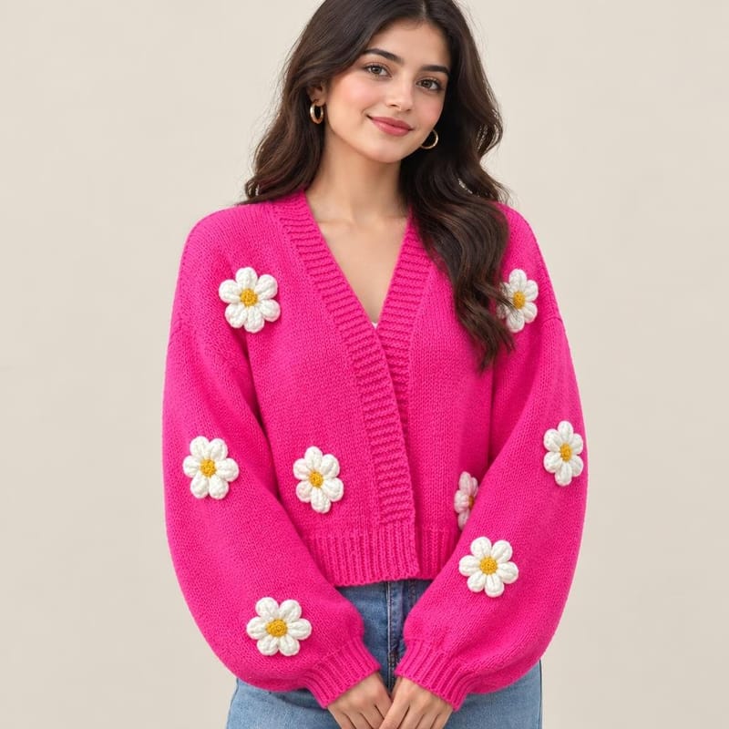Daisy Knit Cardigan