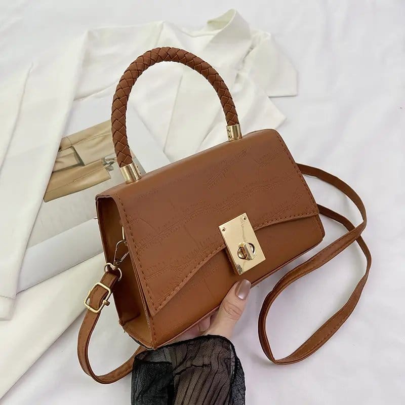 Women’s Retro Textured Shoulder Crossbody Bag, photo 4