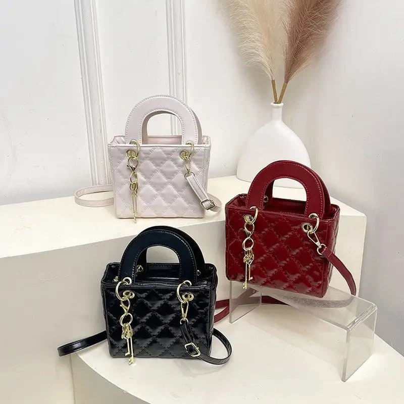 Women’s Korean Style Quilted Embroidery Bag, photo 3