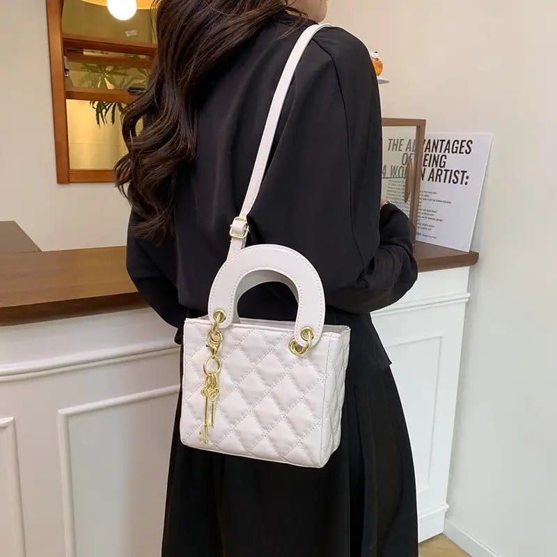 Women’s Korean Style Quilted Embroidery Bag, photo 2