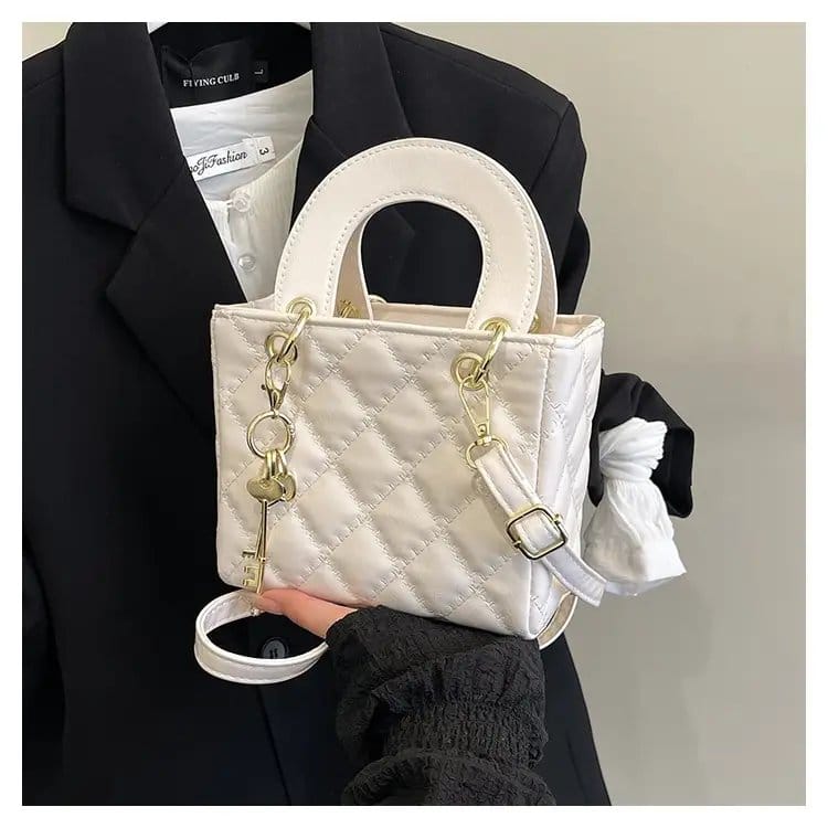 Women’s Korean Style Quilted Embroidery Bag, photo 5
