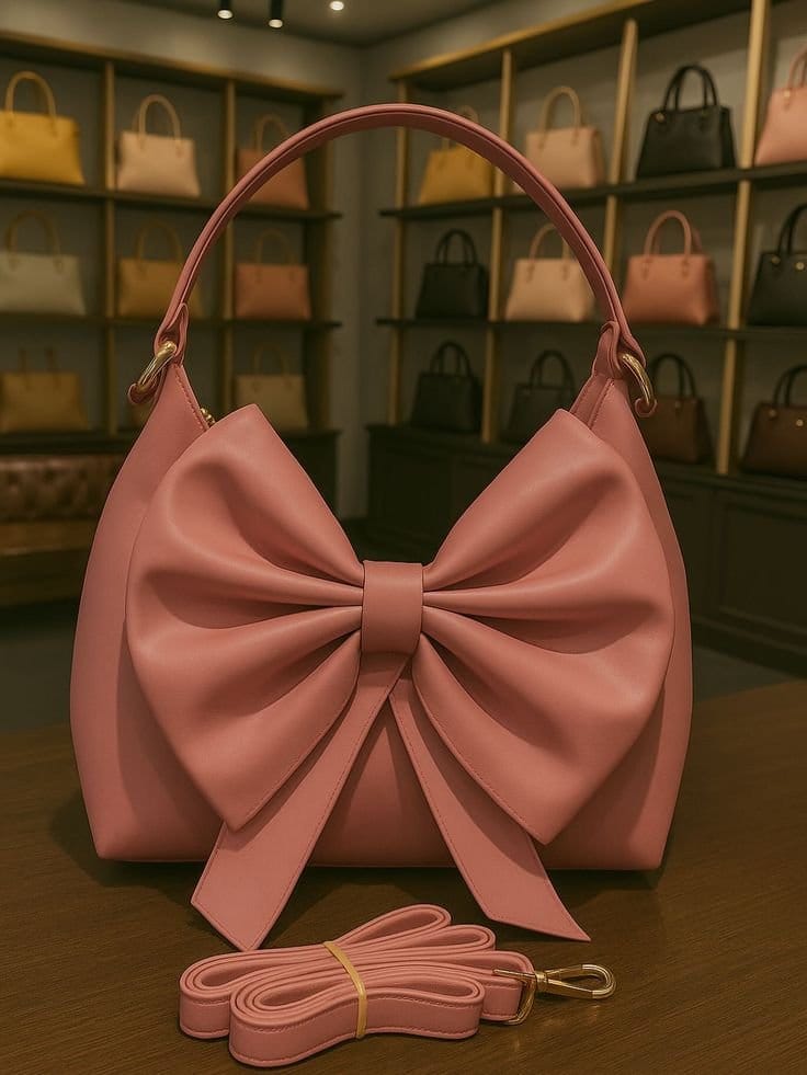 Black Plain Leather Shoulder Bag For Girls - Daily Use, photo 4