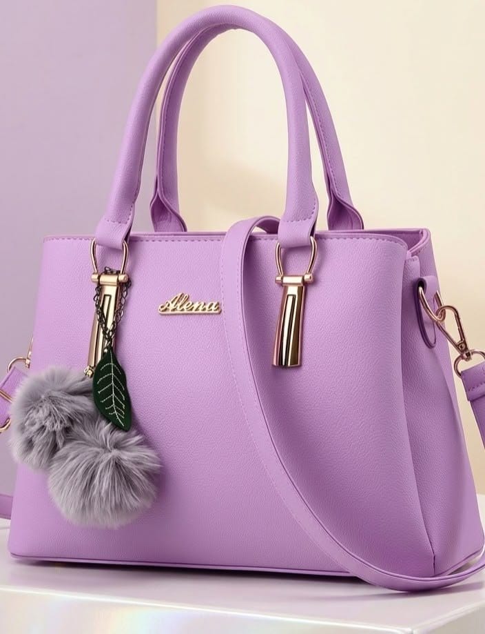 Women's Pink Crossbody Bag 2 Pcs Set - Adjustable Strap, photo 3