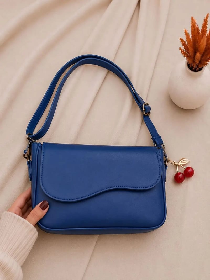 Girl's Leather Plain Purse - Casual Daily Use - Multiple Colors, photo 5