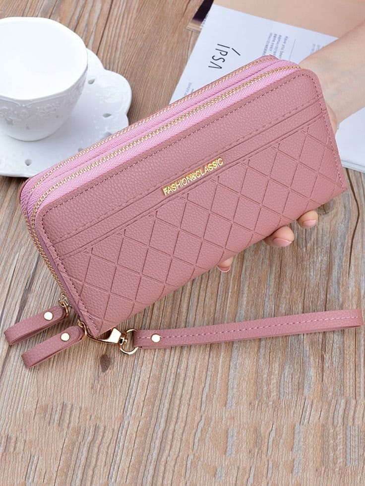 Women's Formal PU Leather Hand Clutch - Spacious - Mustard Color, photo 4