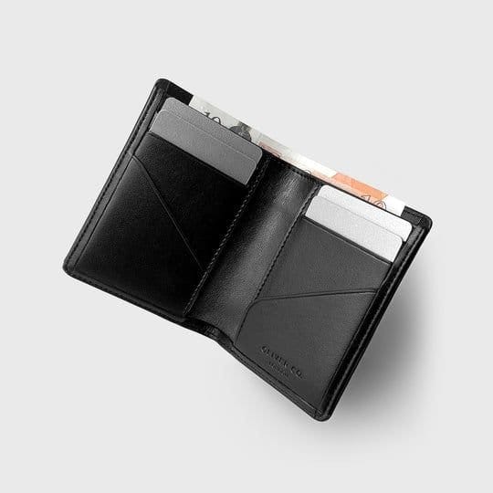 Black Leather Wallet for Men - Multiple Card Slots - Lightweight, photo 5