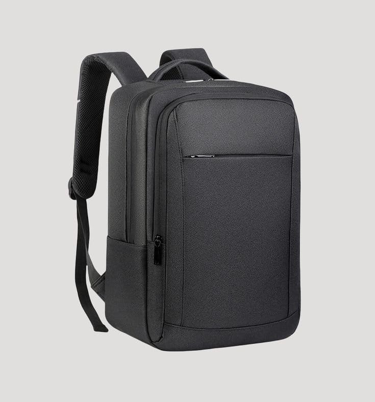 Stylish 15" Laptop Bag With Reflective Strip - Blue Gray Black, photo 4