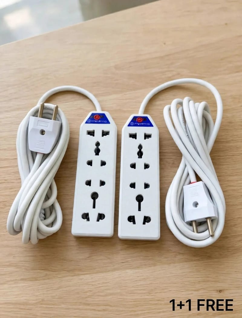 Extension Board With 9 Feet Long Wire - Pack Of 2 (Buy 1 Get 1 Free), photo 2