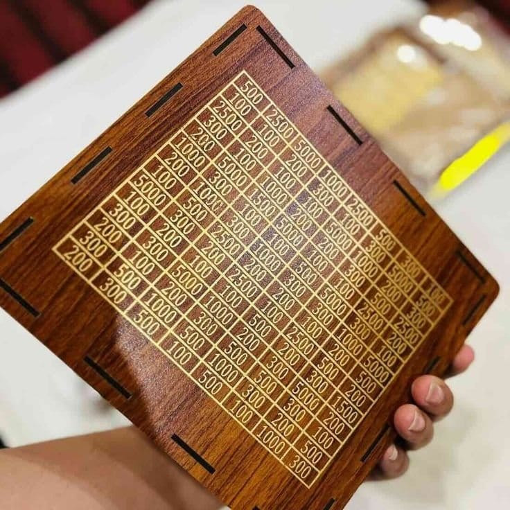 Wooden Umrah Saving Box - 280 Days Saving Plan Box - Umrah Dream Box