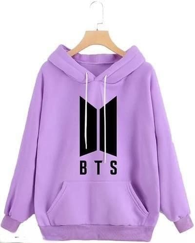 BTS Hoodie - 1 Pc Women's Stitched Fleece BTS Printed Pullover Hoodie, photo 4