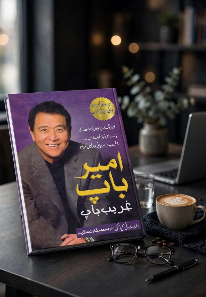 Ameer Baap Ghareeb Baap Book - Rich Dad Poor Dad Urdu Edition - Self Help Financial Book, photo 2