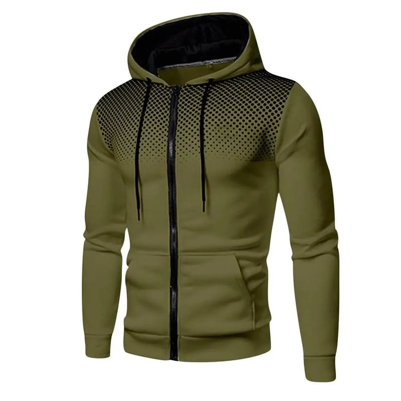 Men Navy Blue Hoodie With Mesh Design - Winter Casual Full Zip Hooded Jacket For Men - Premium Quality Fleece Hoodie, photo 4