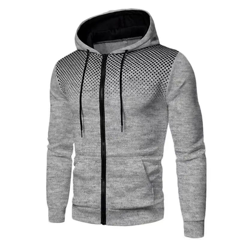 Men Navy Blue Hoodie With Mesh Design - Winter Casual Full Zip Hooded Jacket For Men - Premium Quality Fleece Hoodie, photo 3