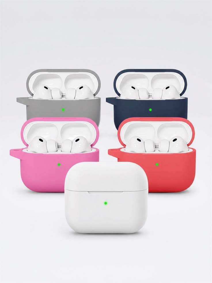 AirPods Pro 2 Silicone Case With Carabiner Hook -, photo 4