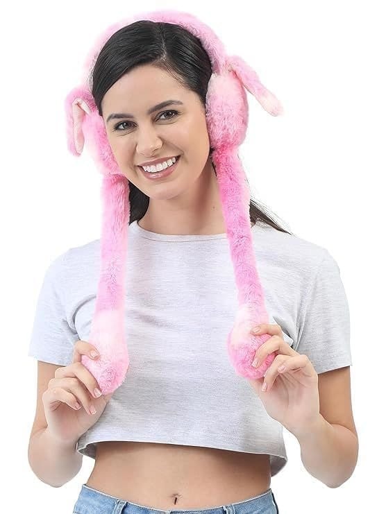1 Pc Fur Rabbit Earmuffs For Women -, photo 4