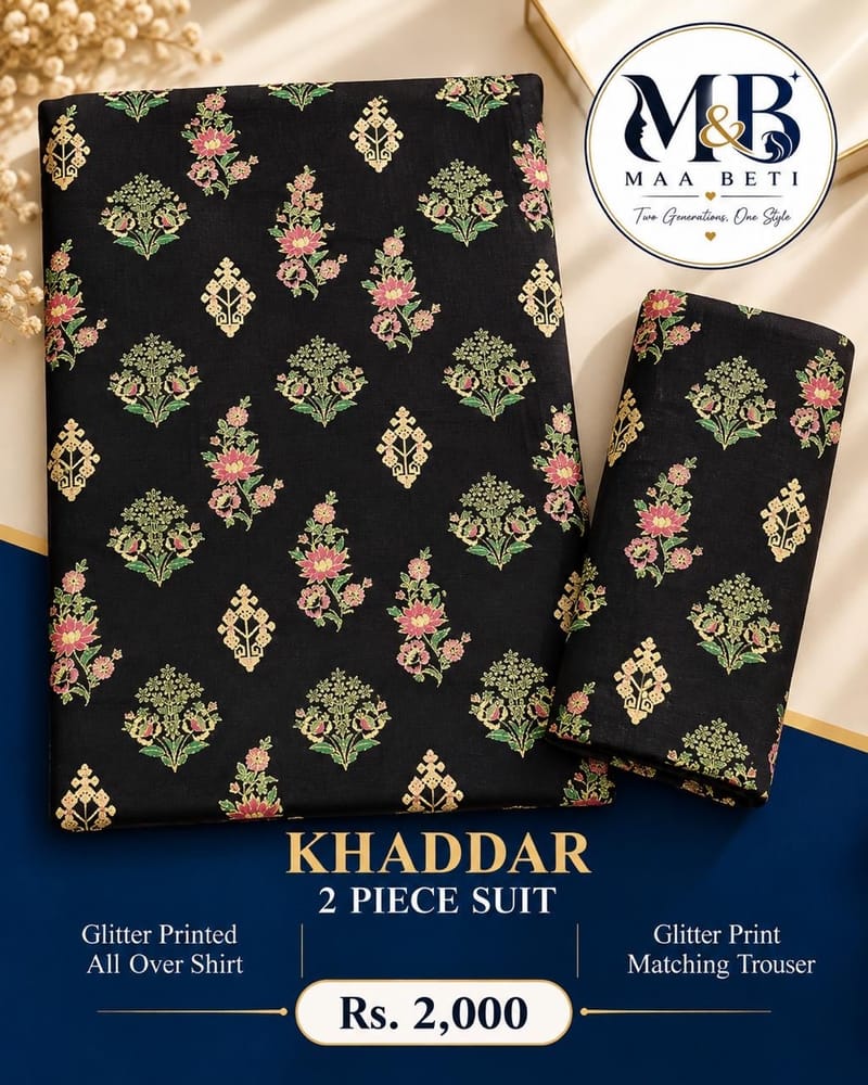 Khaddar Two Piece Suit