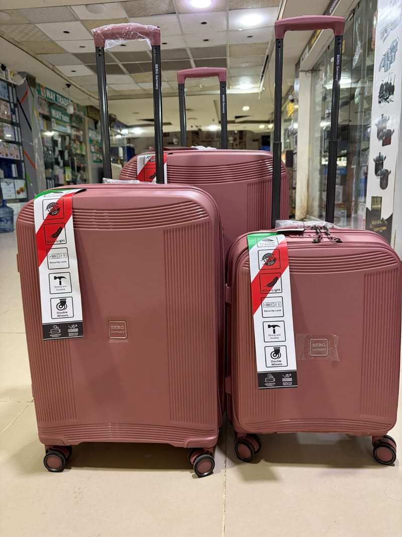 Berg Germany Luggage – 100% Unbreakable PP Hard Shell Suitcase with Expandability & 360° Wheels, photo 2